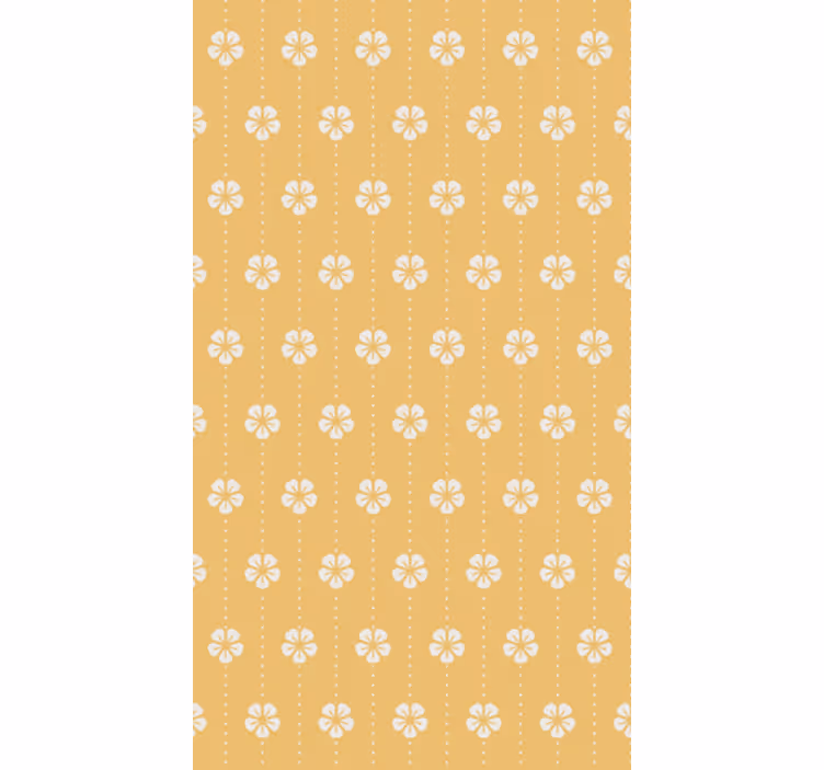 Living room wallpaper elegant floral design - TenStickers