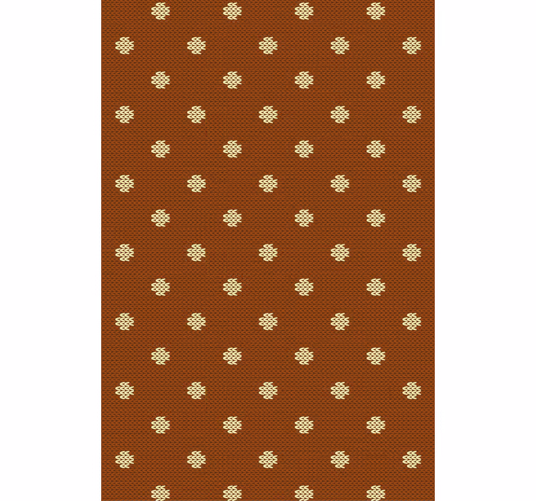 Living room wallpaper polka dot knit design - TenStickers