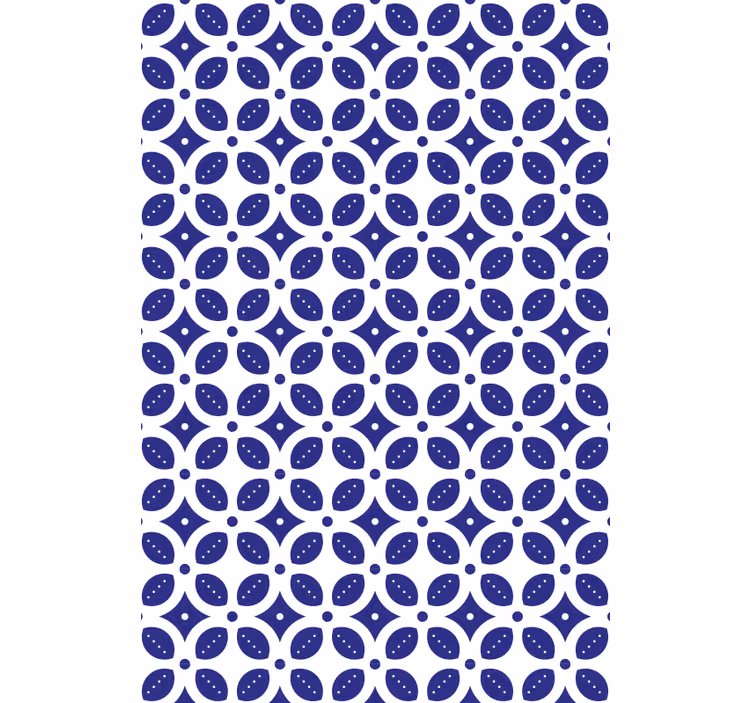 Living room wallpaper geometric pattern overlay - TenStickers