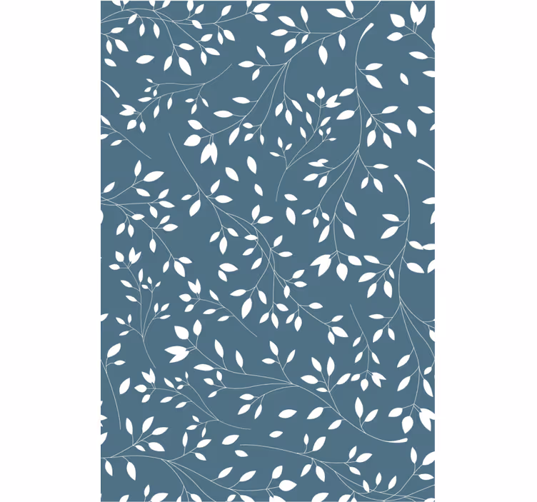 Living room wallpaper lush leaf design - TenStickers