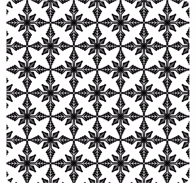Tiles wallpaper antiqued black and white tile - TenStickers