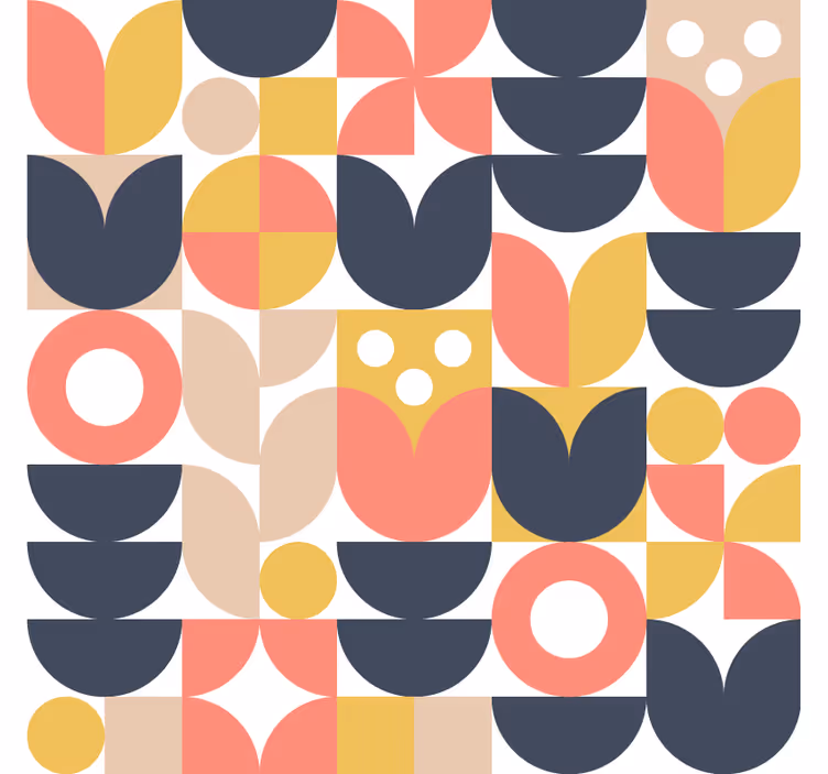 Nordic wallpaper nordic geometrics - TenStickers