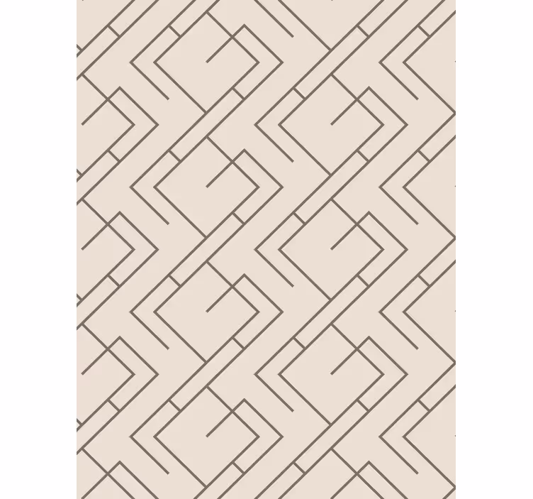 Wallpaper geometric stylish linear design - TenStickers