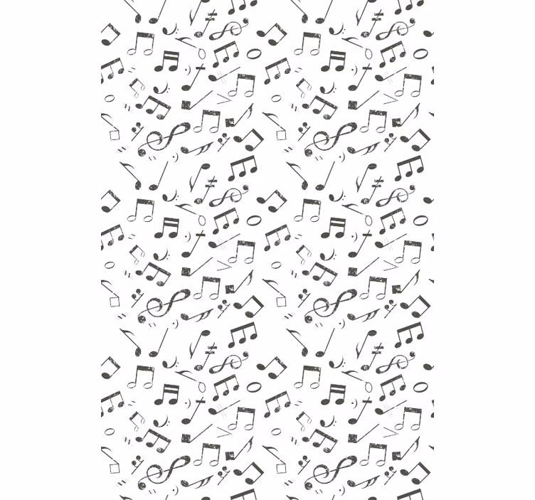 Music notes office wallpaper - TenStickers