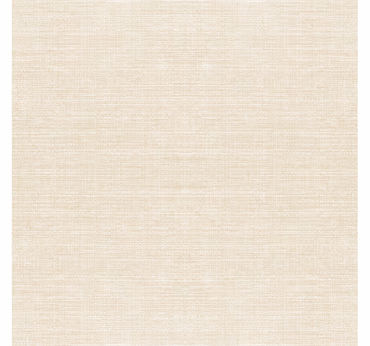 Living room wallpaper thin jute beige pattern - TenStickers