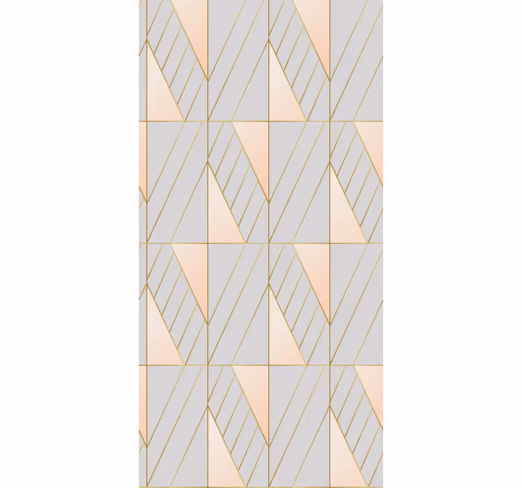 Modern wallpaper geometric patterned lines - TenStickers