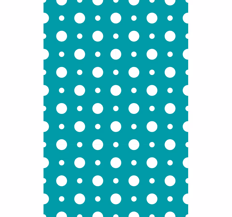 Modern wallpaper blue polka dot design - TenStickers