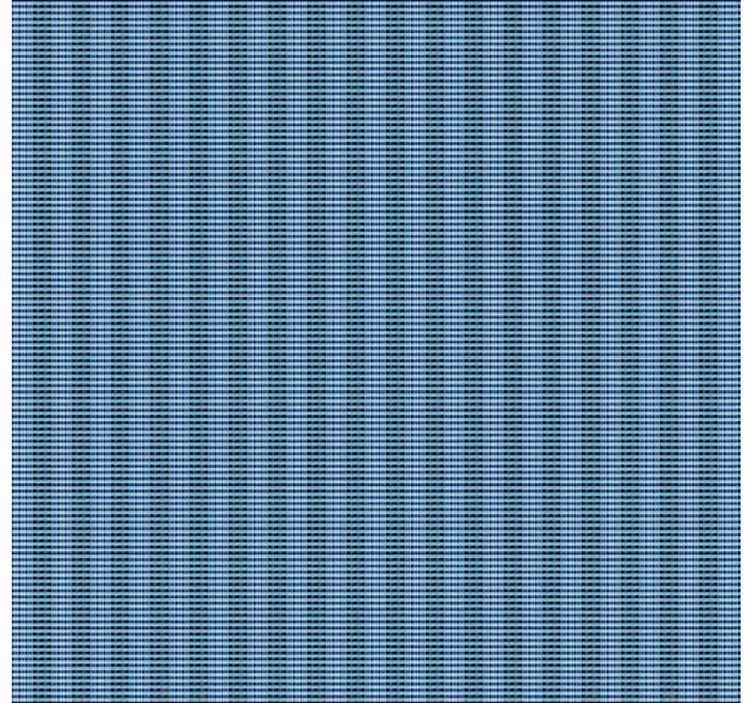 Dining room wallpaper blue woven plaid effect - TenStickers