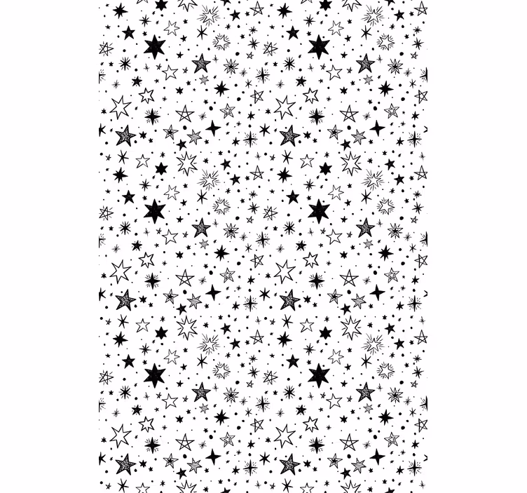 Teenage bedroom wallpaper starry night design - TenStickers