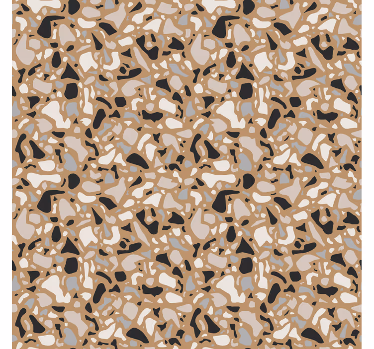 Bathroom wallpaper textured stone design - TenStickers