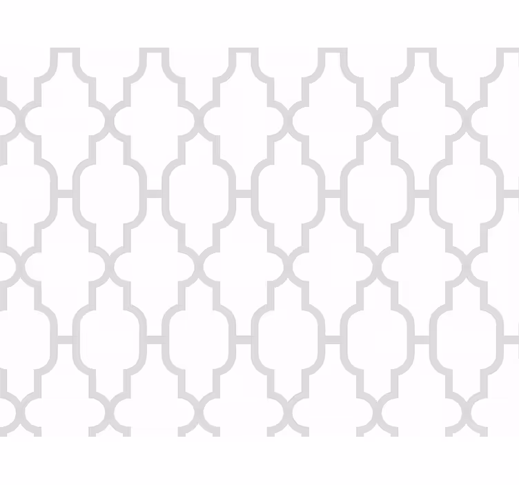 Living room wallpaper in grey geometric design - TenStickers