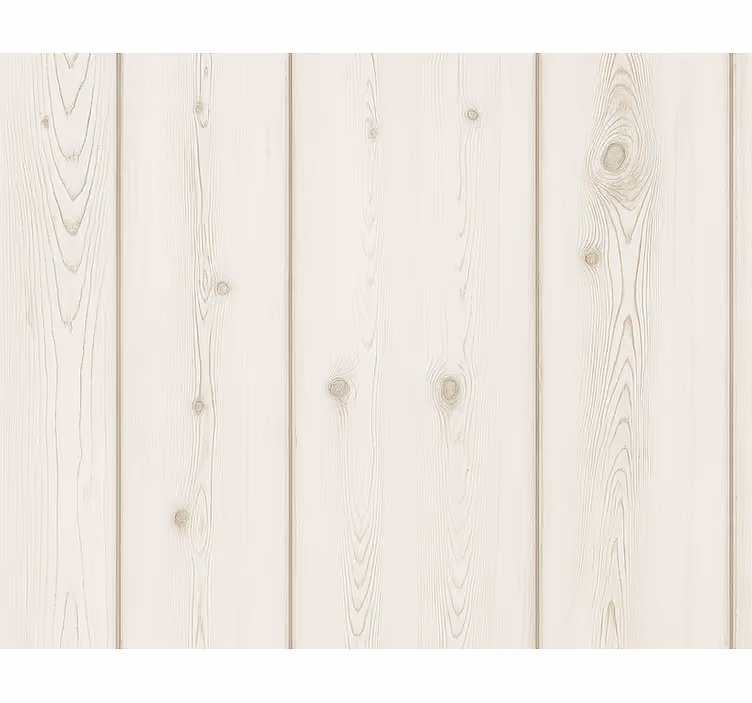 Living room wallpaper whitewashed wood design - TenStickers