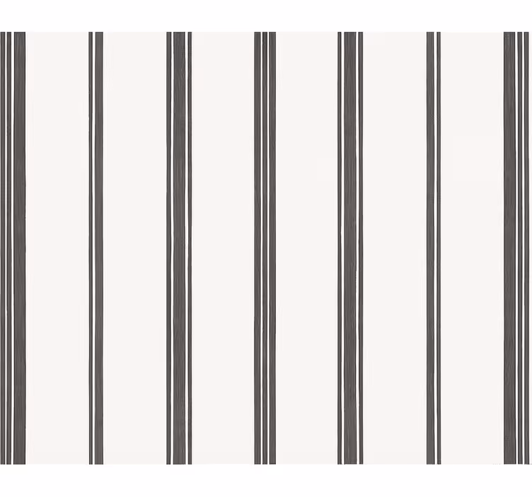 Living room wallpaper black stripe - TenStickers