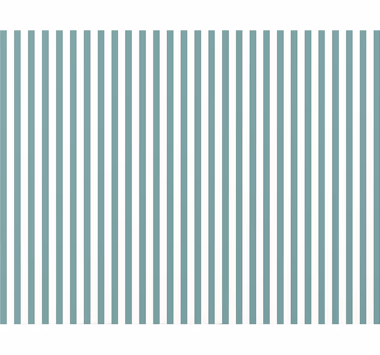 Vertical striped wallpaper teal pinstripe - TenStickers