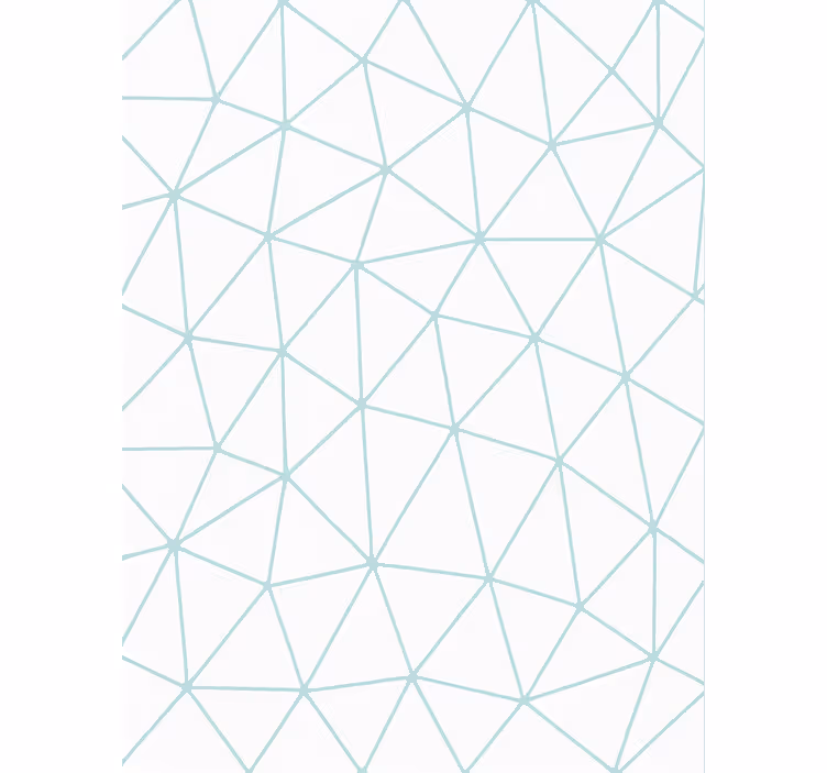 Living room wallpaper abstract triangle pattern - TenStickers