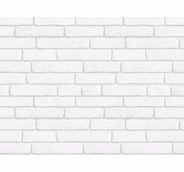 Living room wallpaper white stone finish - TenStickers