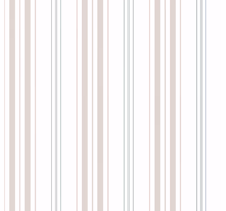 Pastel thin stripes wallpaper childrens room - TenStickers
