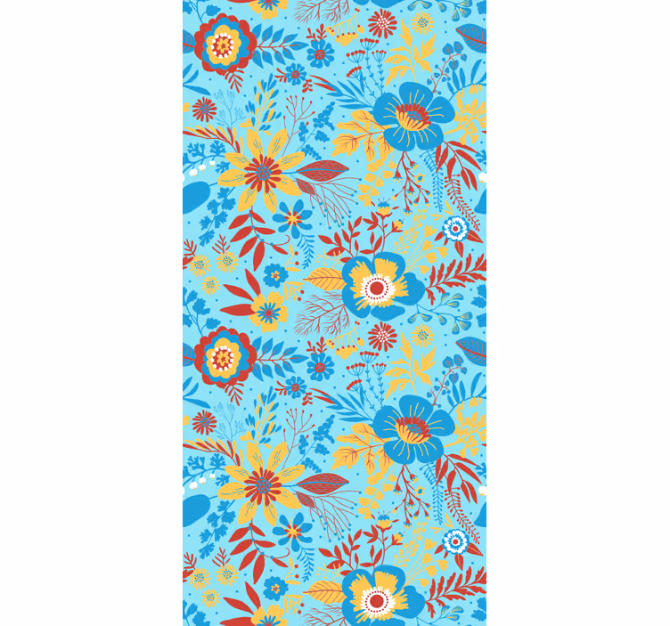 Spring flowers flowers wallpaper - TenStickers