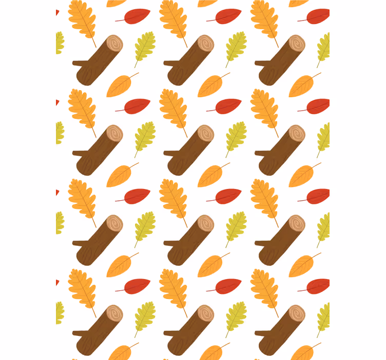 Wallpaper flowery multicolor tree designs - TenStickers