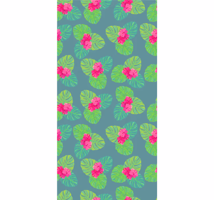 Wallpaper flowery magnolia flower on water design - TenStickers