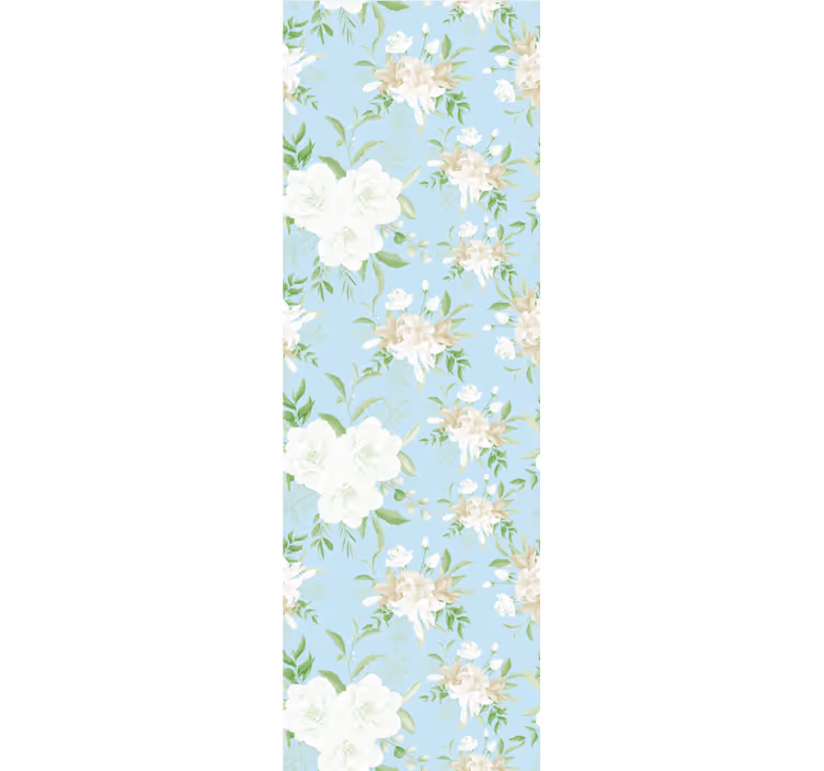 Wild floral grandmillennial style bedroom wallpaper - TenStickers
