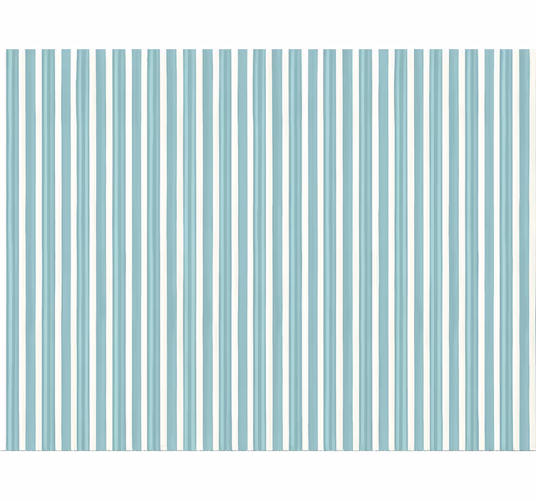 Vertical striped wallpaper in muted teal organic stripes - TenStickers