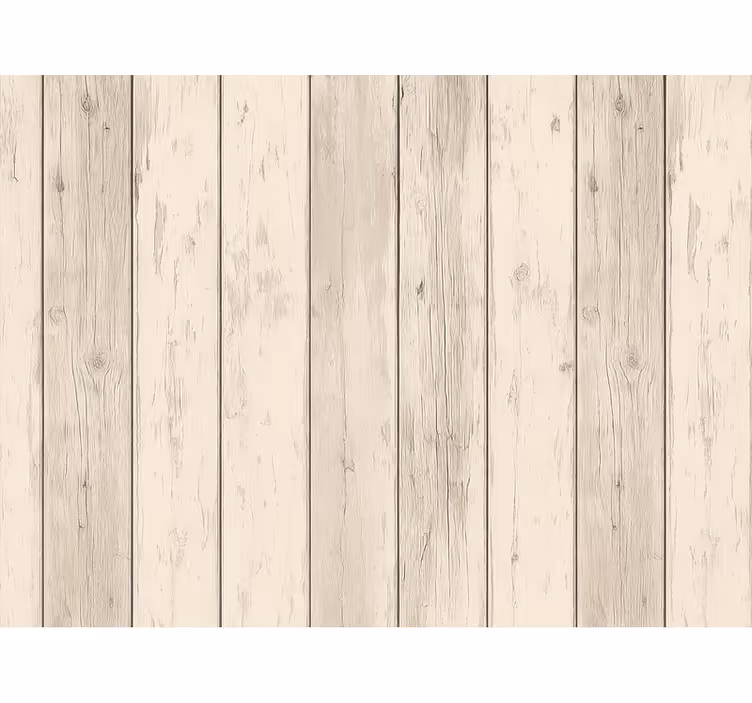 Wood feature wallpaper warm white weathered wood - TenStickers