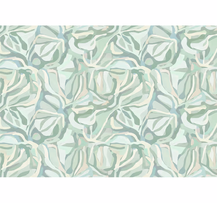 Textured wallpaper pastel green fabric design - TenStickers