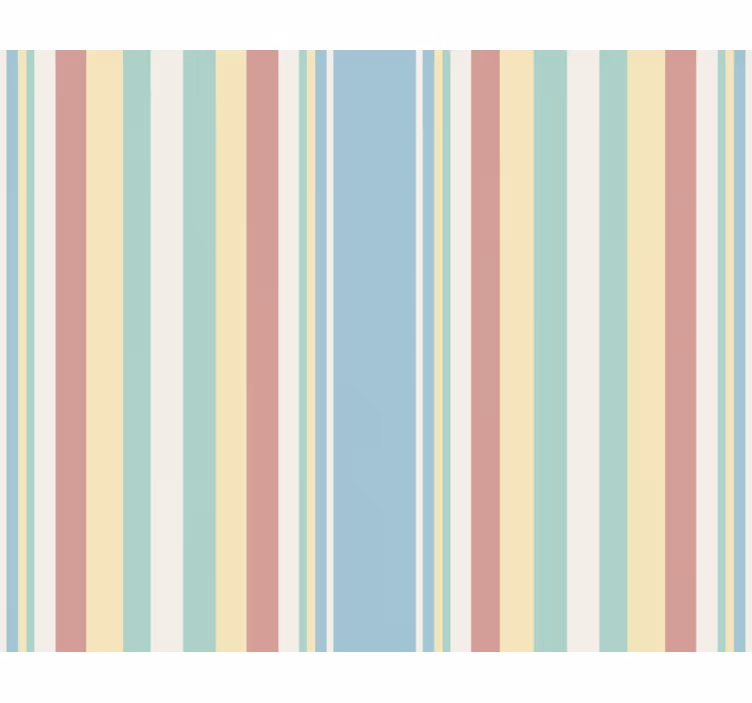 Vertical striped wallpaper fine striped design - TenStickers