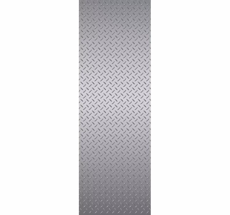 Wallpaper metal stainless steel texture - TenStickers