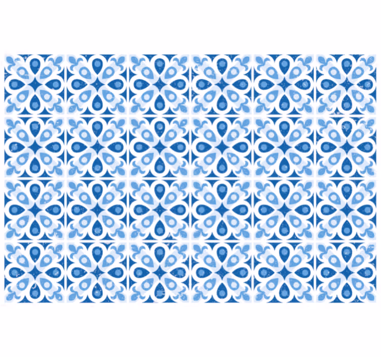 A blue wallpaper in waterhouse blue - TenStickers