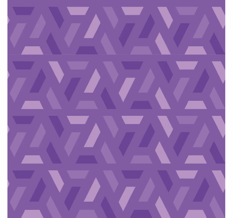 Wallpaper lilac geometric purple shades - TenStickers