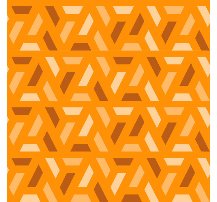 Wallpaper colour orange geometric orange shades - TenStickers