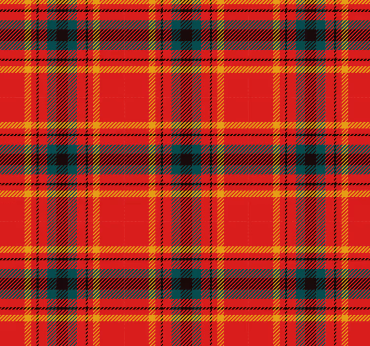 A red wallpaper in christmas red tartan texture - TenStickers