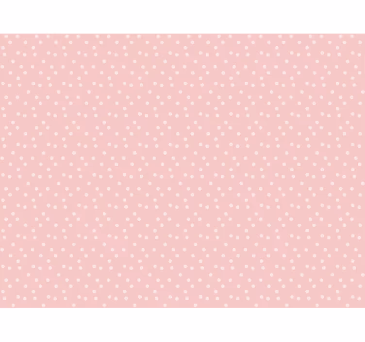 A pink wallpaper with soft pastel dot patterns - TenStickers