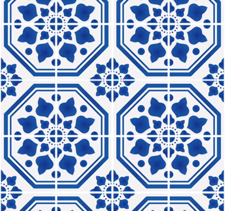 Sapphire Classics Ornamental Wallpaper - TenStickers