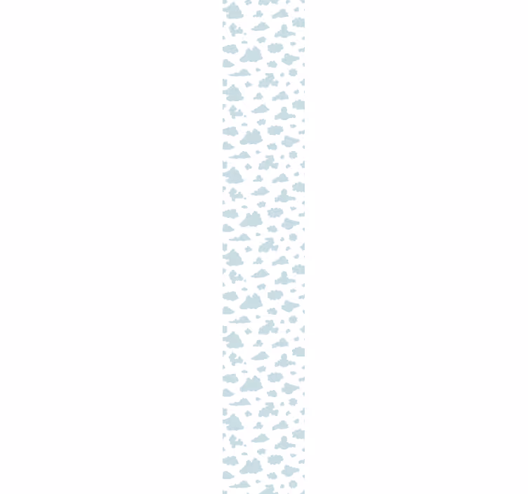 Soft blue cold pattern wallpaper childrens room - TenStickers