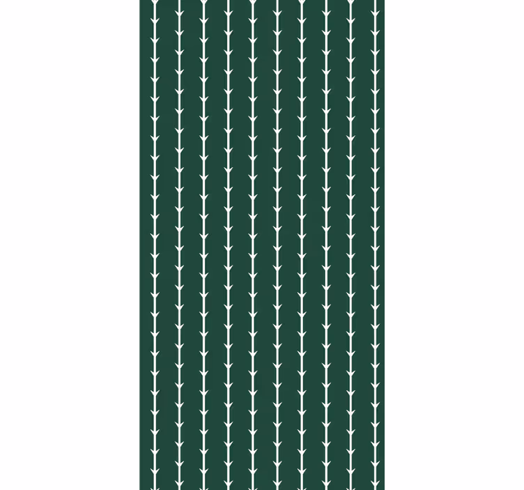 Wallpaper geometric bamboo pattern - TenStickers