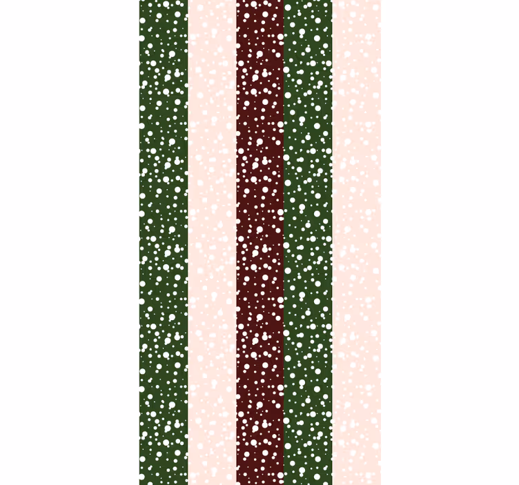 Striped Polka Pattern stripes wallpaper - TenStickers