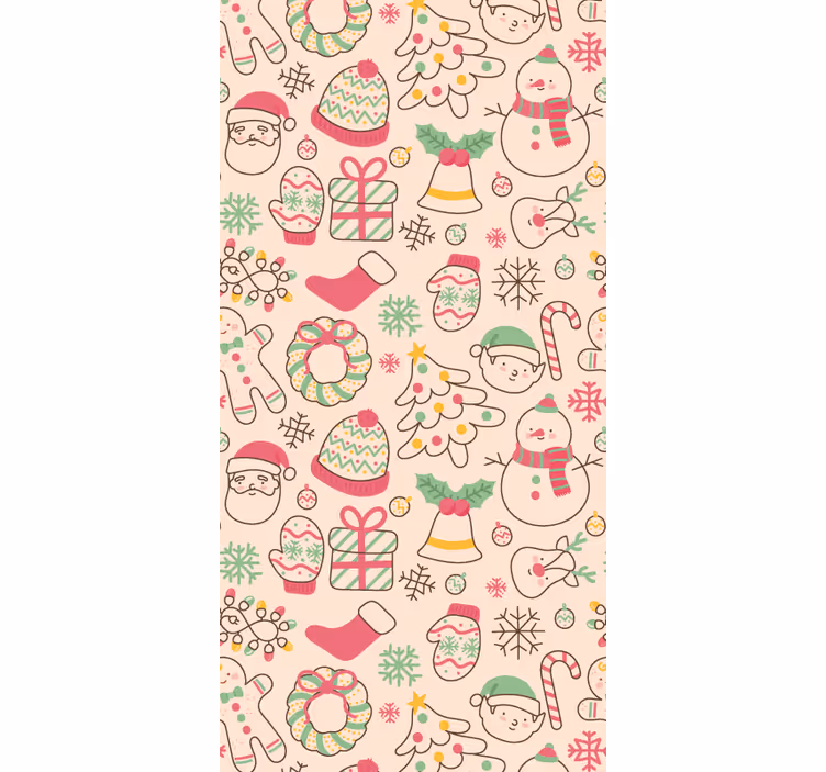 Christmas lights Christmas Wallpaper - TenStickers