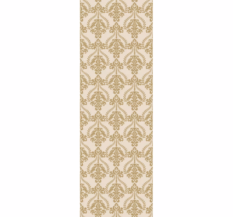 Floral beige details other vintage wallpaper - TenStickers