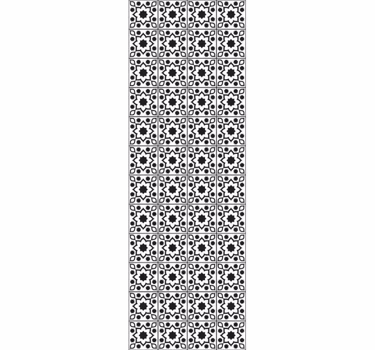 Geometric Tile Ensemble tiles wallpaper - TenStickers