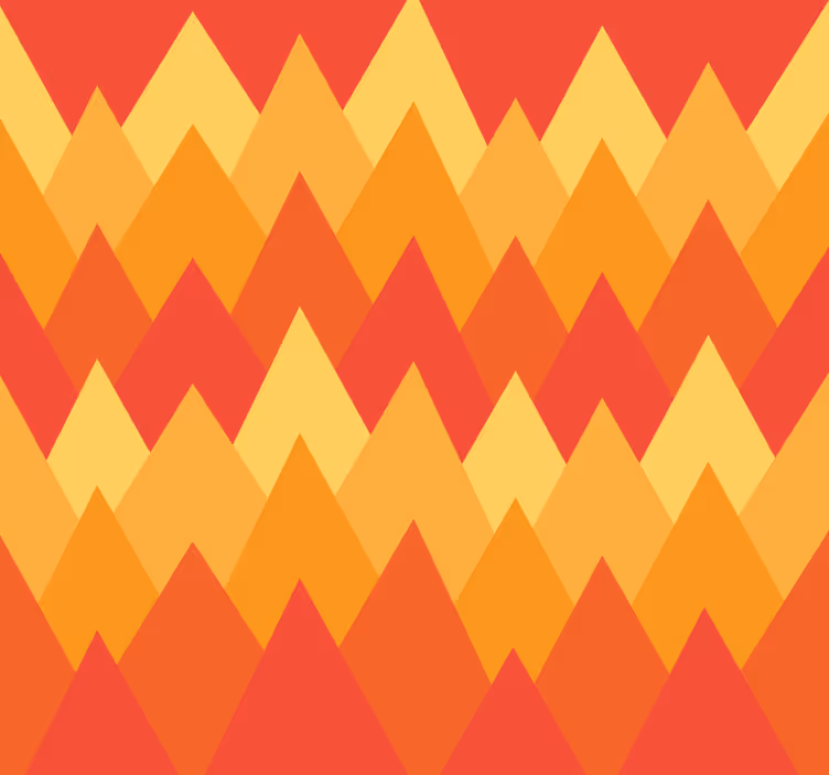 Geometric Zigzag wallpaper geometric - TenStickers