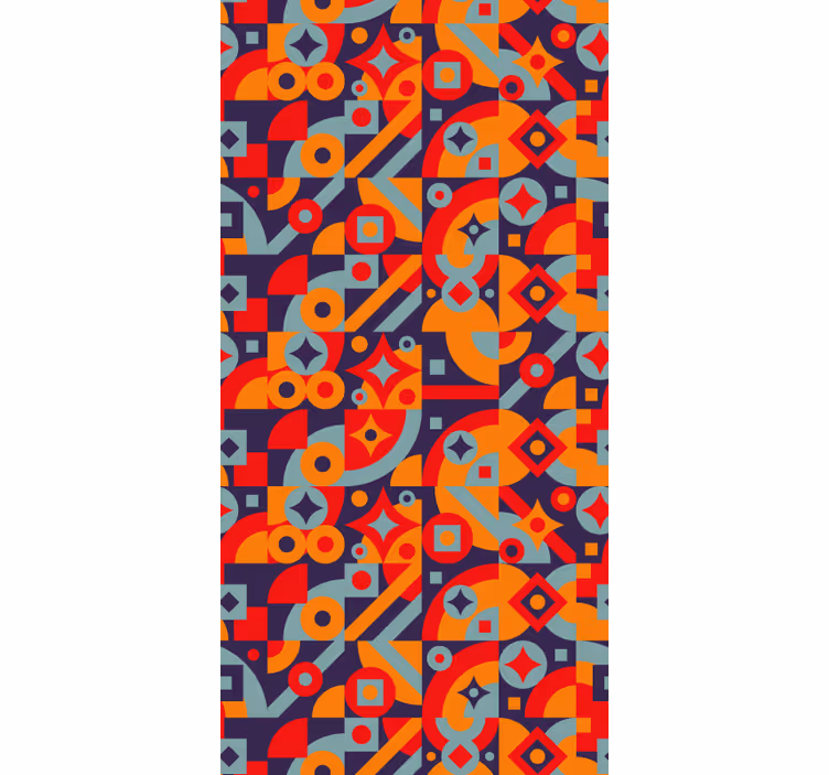 Geometric Motifs other vintage wallpaper - TenStickers