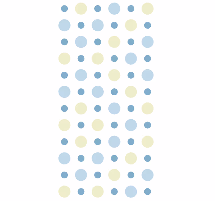 Polka Dot Serenity wallpaper dots - TenStickers