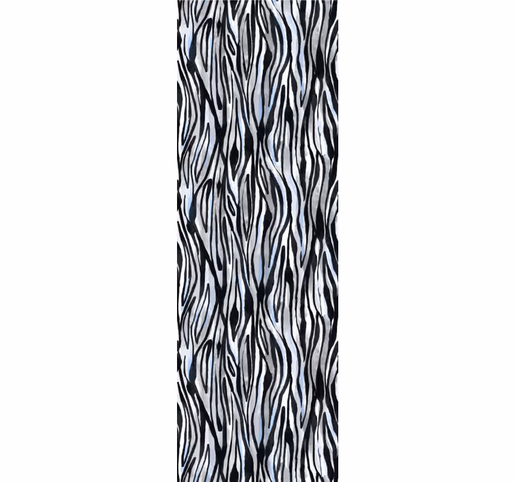 Wallpaper zebra zebra stripe pattern - TenStickers