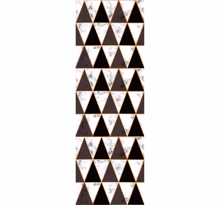Angular Marble Triangles wallpaper geometric - TenStickers