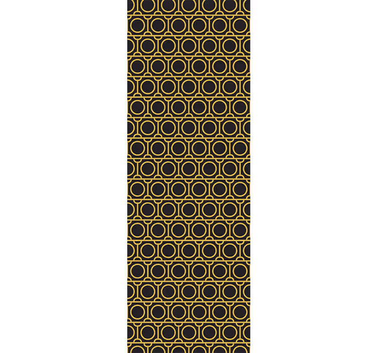 Shape-Based Rings wallpaper geometric - TenStickers