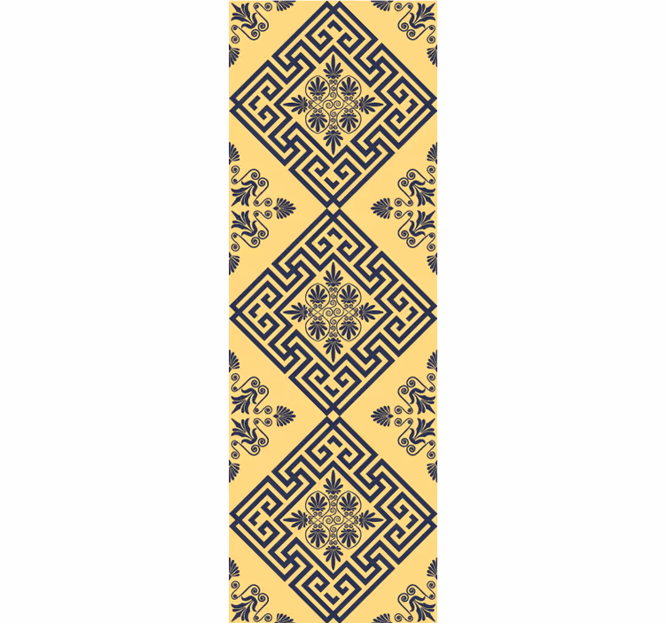 Geometric Tile tiles wallpaper - TenStickers