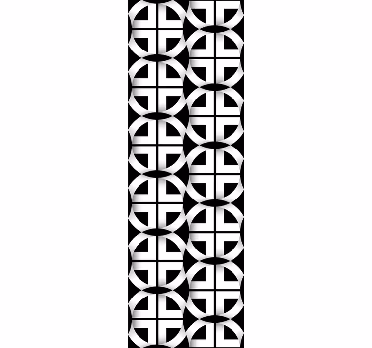 Wallpaper geometric circle mesh - TenStickers